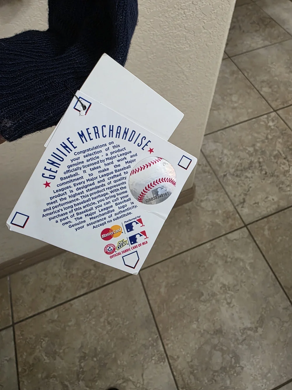 Cooperstown Collection Navy Astros Crewneck Stripes. Genuine Merchandise